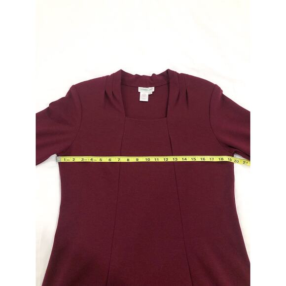 Coldwater Creek Maroon Maxi Dress - Picture 6 of 10